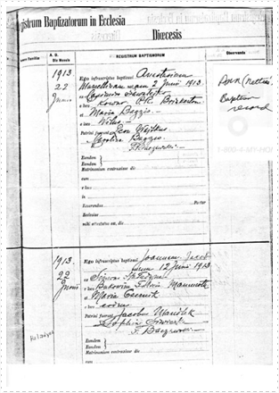 Solosky Birth Cert.Nettie